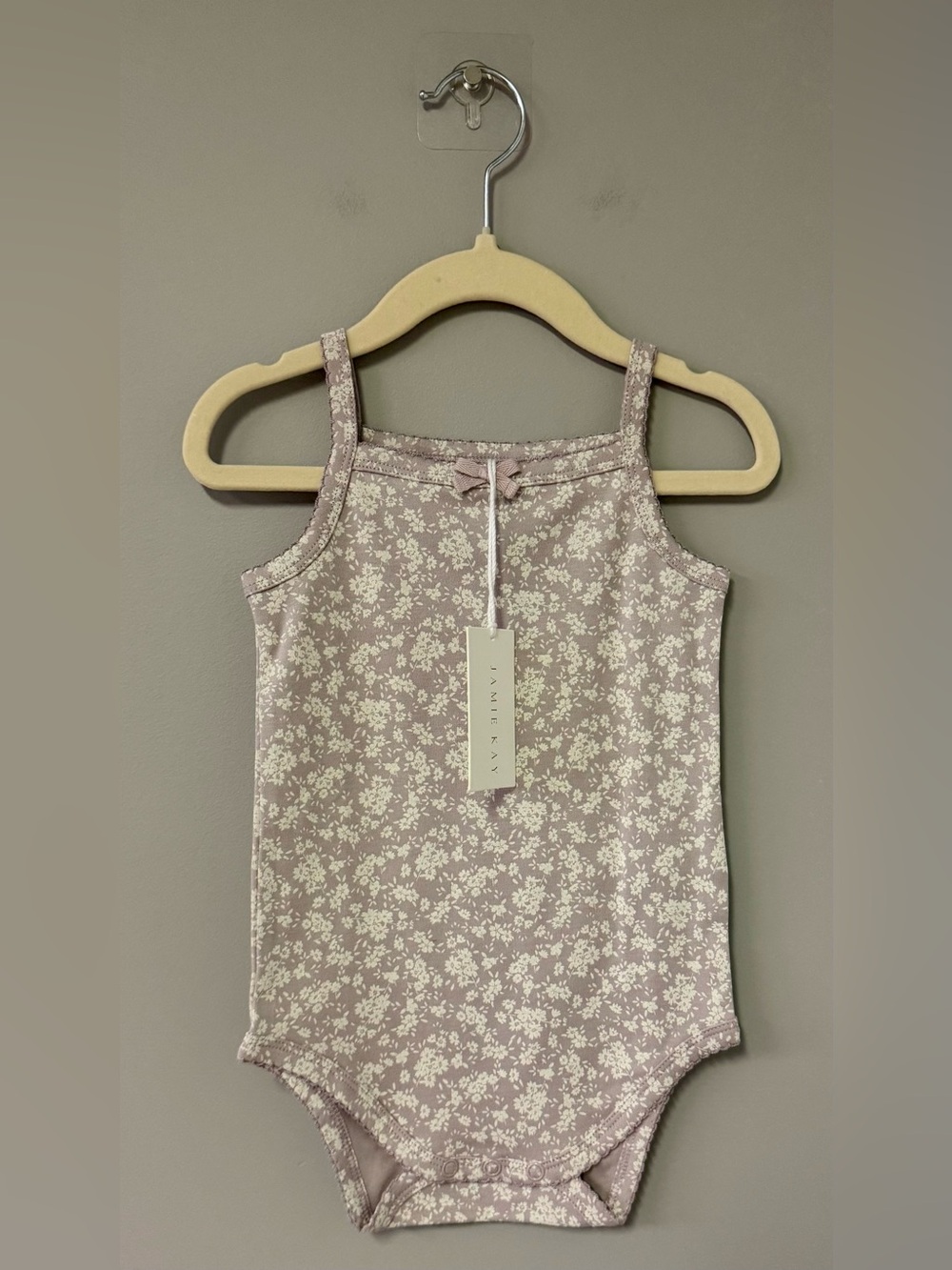 Jamie Kay Mauve Pink Floral Camisole Bodysuit